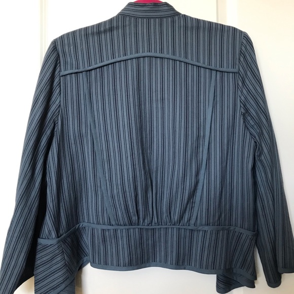 CAbi Cascade peplum striped jacket - Picture 2 of 4